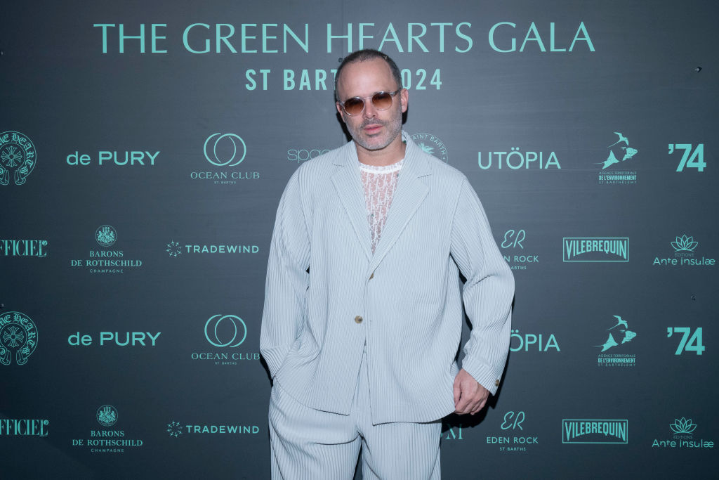 GUSTAVIA, SAINT BARTHELEMY - JANUARY 03: Daniel Arsham attends the Green Hearts Gala at Ocean Club St. Barths on January 03, 2024 in Gustavia, Saint Barthelemy. (Photo by Astrida Valigorsky/Getty Images for Art Saint Barth)
